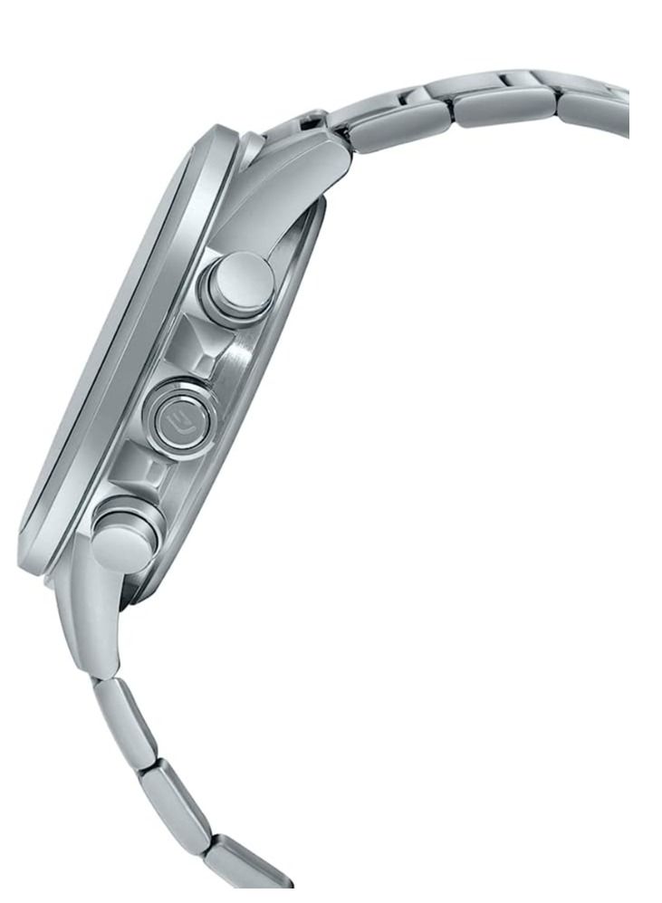 Casio men's watch edifice smartphone link digital analog black dial stainless steel band ecb-30d-1adf. - Image 2