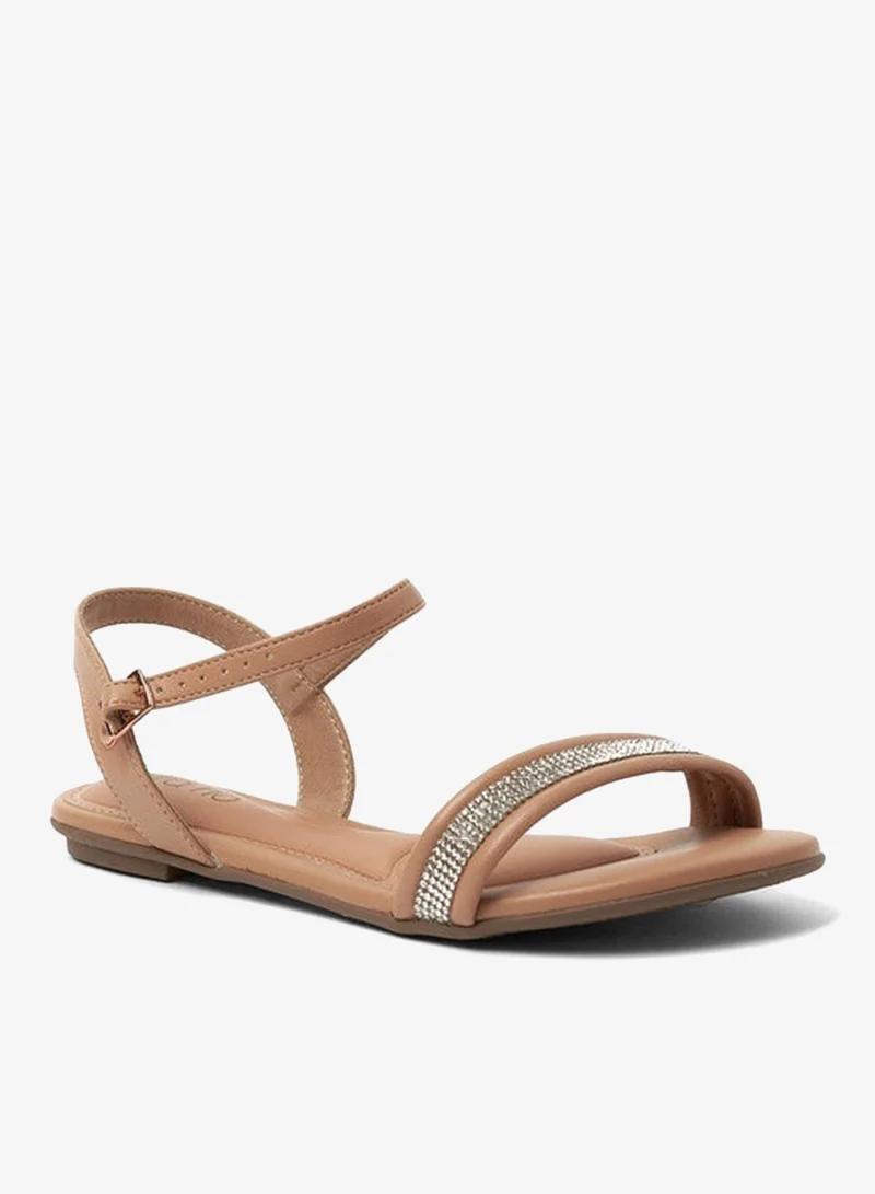 Beira Rio Nude Sandals for Women with Back Strap – Stylish & Supportive sling Back Ladies Sandals for Women | Best Price UAE