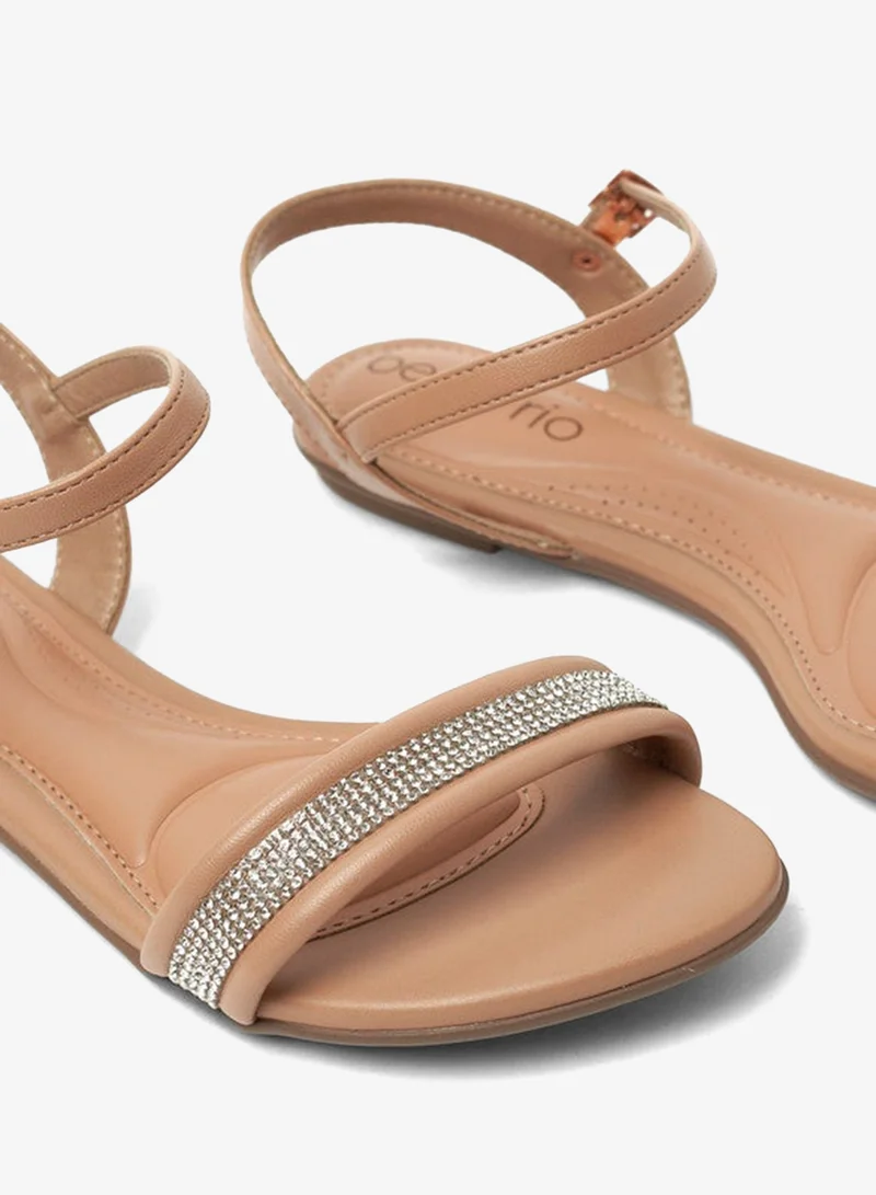 Beira Rio Nude Sandals for Women with Back Strap – Stylish & Supportive sling Back Ladies Sandals for Women | Best Price UAE