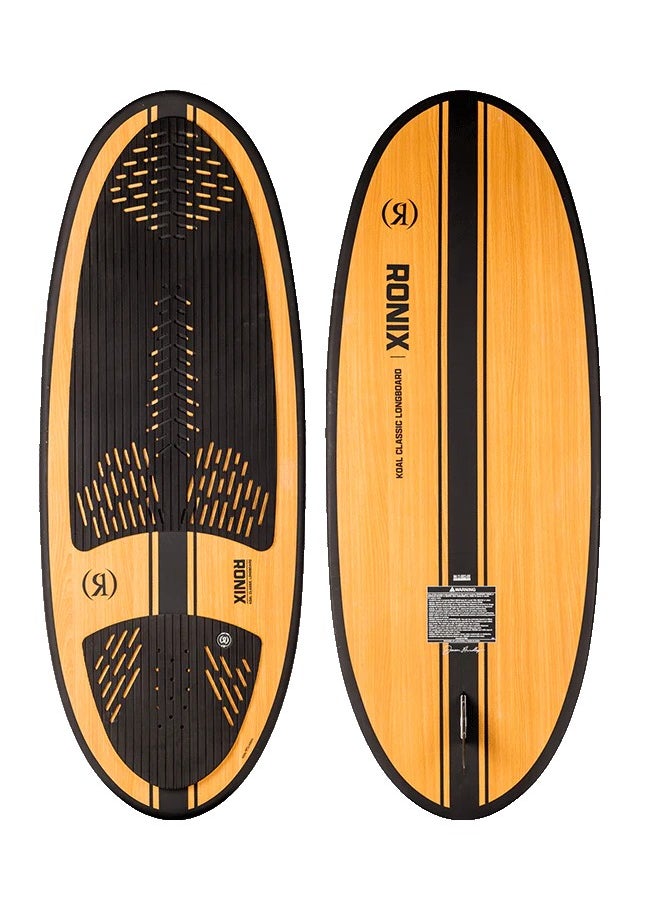 RONIX RONIX WAKESURF 2023 - Koal Classic - Longboard - Matte Black / Redwood  - Image 1