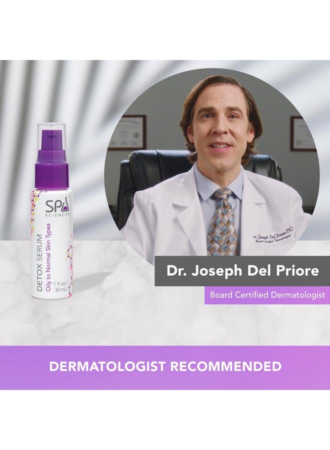 SPA SCIENCES Detox Serum Made In The Usa With Niacinamide Zinc Zeolite Detoxify Rejuvenate Smooth Vegan For All Skin Types 1.1Oz - Image 5