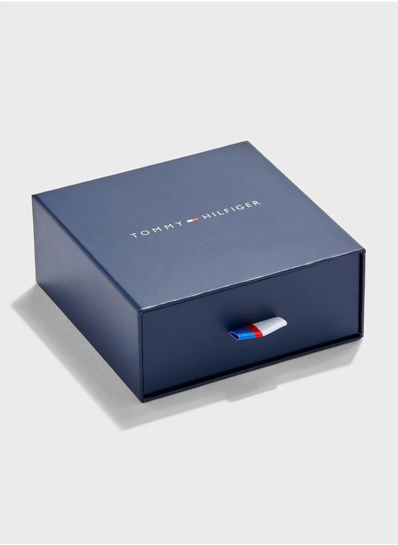 TOMMY HILFIGER Crystal Stud Pendant Necklace