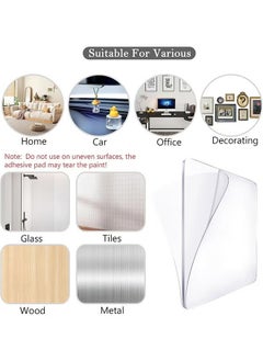 Generic 100PCS 6cm*6cm Square Nano Double-Sided Transparent Tape Sticker, Removable Heavy Duty Clear Mounting Tape for Wall Hanging, Carpet, Photo Frame, DIY, Home, Office Supplies  - Image 5