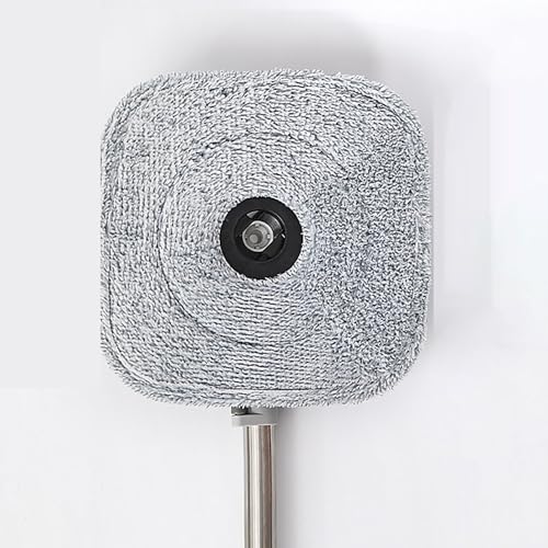 Rinakou 6 Pack 9 Inch Square Microfiber Mop Pad Refill Compatible with True & Tidy SPIN-800 TrueClean Mop M16 Spin Mop and Most Square Spin Mop & Bucket - Image 4