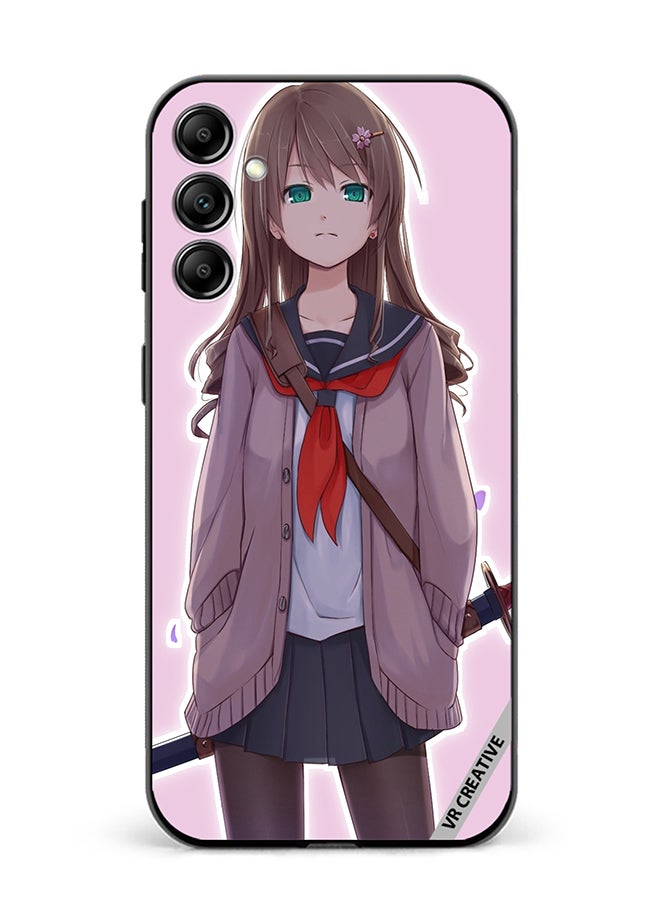 VR CREATIVE Protective Case Cover For Samsung Galaxy A55 Anime Girl Design Multicolour - Image 1