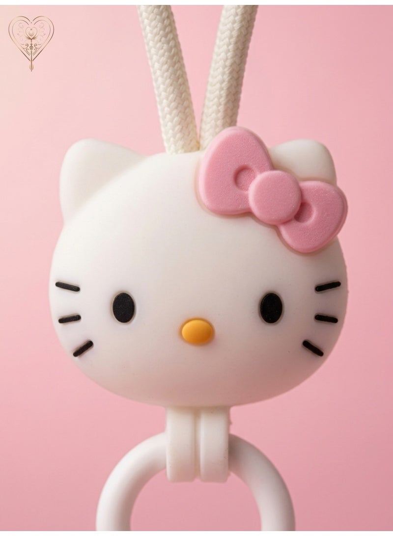 KeyAmor Hello Kitty Phone Strap Lanyard with Card Holder - Cute Neck Strap Phone Charm for Girls and Teens - Badge Holder and Phone Accessories - Image 4