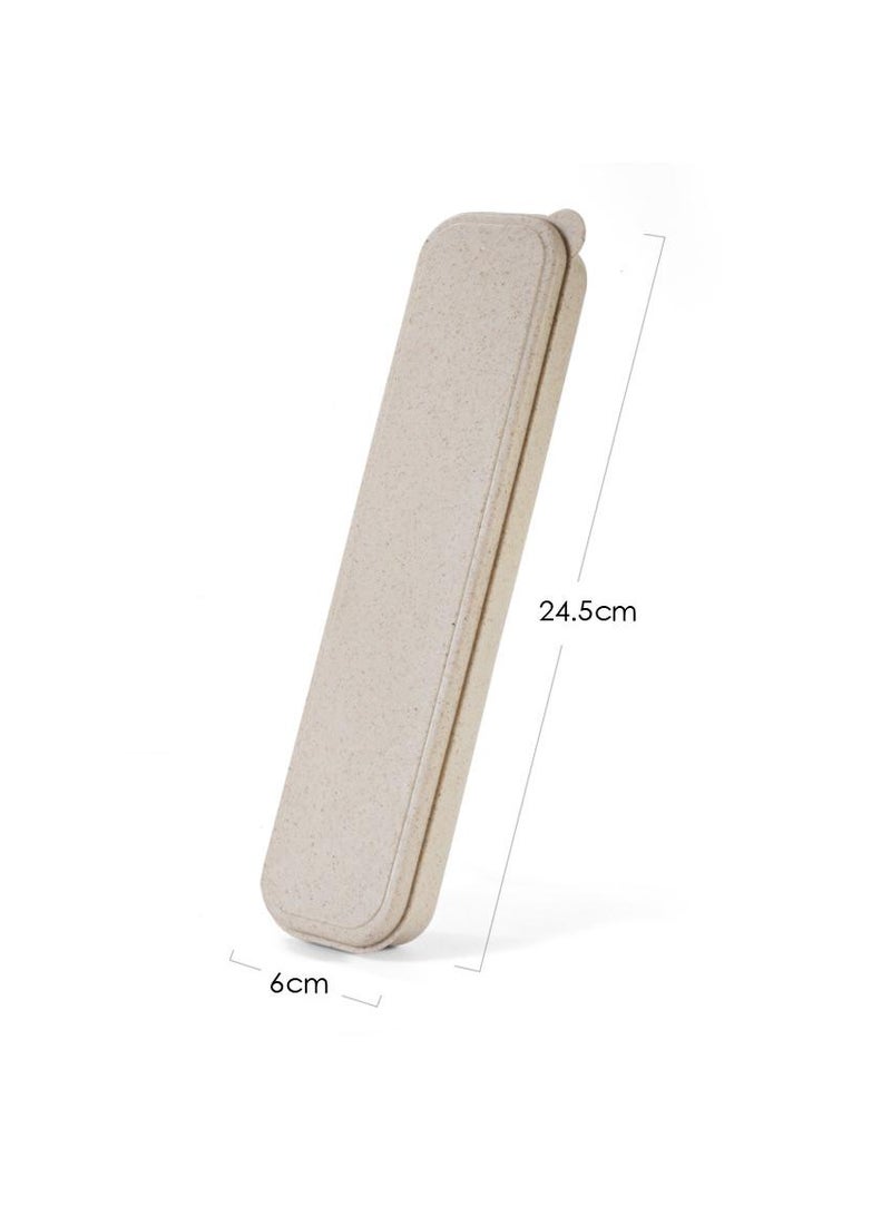 general 4-Piece Long Handled Solid Wood Adult Portable Tableware Set - Image 3