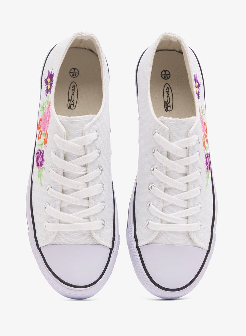 سبوت أون حذاء رياضي قماشي برباط - Image 4