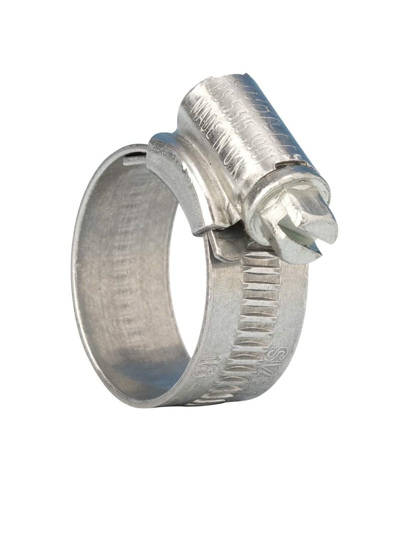 Generic - Jubilee JUB000SS TIMCO 000SS Stainless Steel Hose Clip 000 9.5-12 mm, Set of 10 - Image 1
