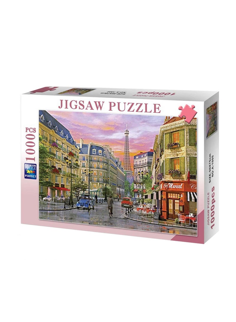 بازل لوحة فنية بشكل مدينة باريس 1000 قطعة - Image 1