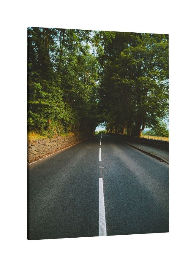 RKN Rode Printed Framed Canvas Wall Art Green/Grey/White 60x80centimeter - Image 1