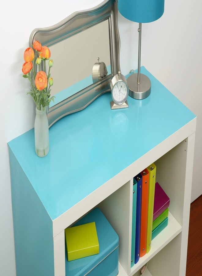 Con-Tact Brand Creative Covering, Self-Adhesive Shelf Liner, Multi-Purpose Vinyl Roll, Easy to Use and Apply, 18'' x 16', Teal - Image 5