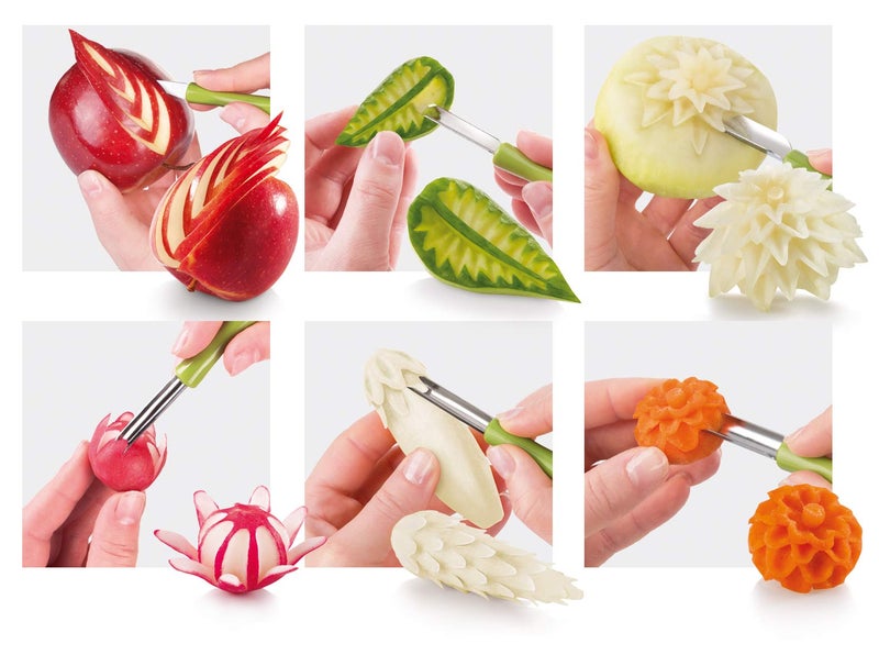 tescoma Tescoma 422010.00 Set of carving knife tools, for vegetables and fruits  - Image 4