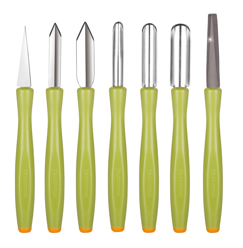 tescoma Tescoma 422010.00 Set of carving knife tools, for vegetables and fruits  - Image 1