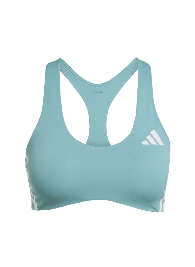 Adidas Adidas Adizero Ms Turquoise Workout Bra - Medium Support Bra For Women