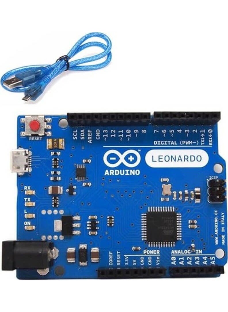 Wozlo - Arduino Leonardo R3 Clone ATMEGA32U4 + Micro USB Cable - Image 1