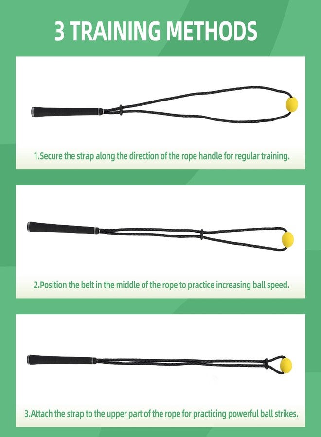 ZEMBSOYA Golf Swing Rope Trainer, Professional Golf Swing Training Aid, Improved Golfers Swing and Master Tempo, Golf Warm-Up Practice Equipment for Golfers of All Levels - Image 4