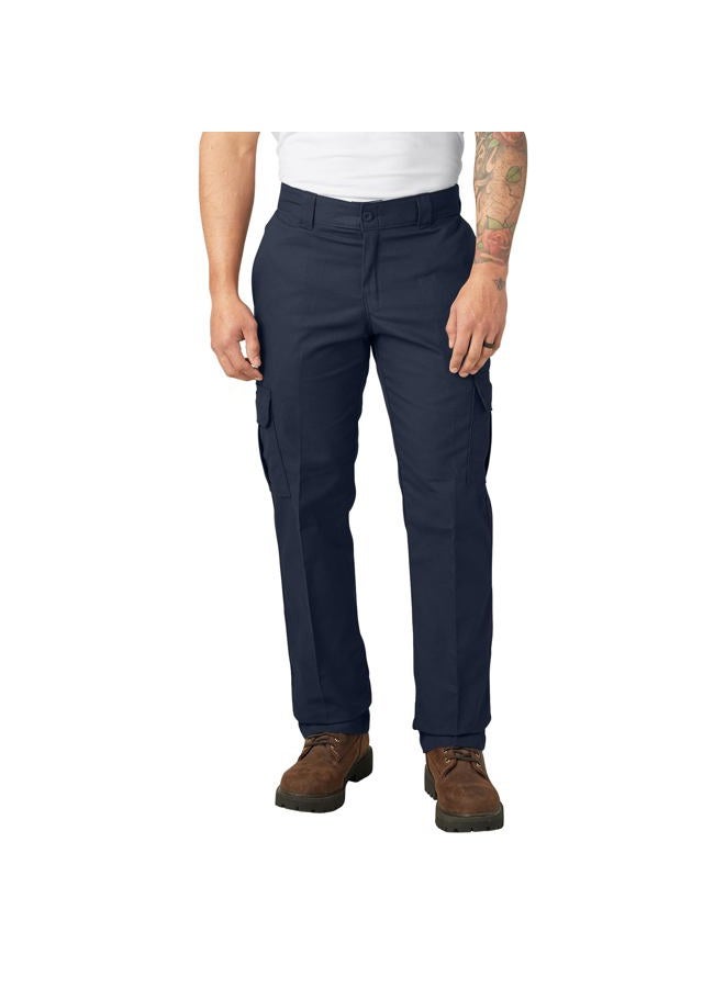 Dickies سروال كارجو للرجال بتصميم مرن، لون كحلي داكن - Image 1