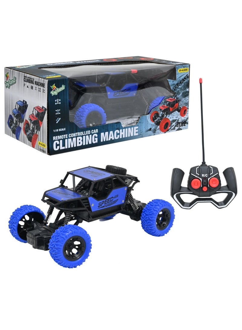 Toyland Rechargeable 1:18 Scale 2.4Ghz 4 Wheel Drive Rock Crawler Climbing RC Car for Kids  - Image 3