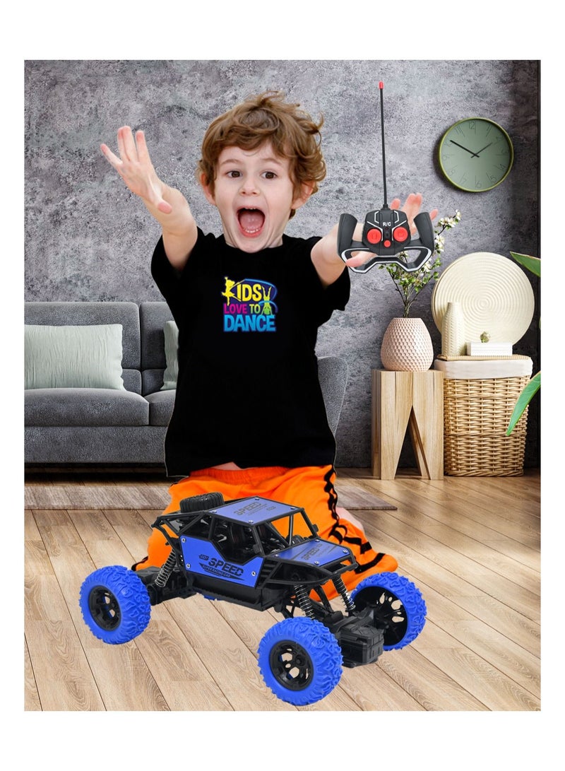 Toyland Rechargeable 1:18 Scale 2.4Ghz 4 Wheel Drive Rock Crawler Climbing RC Car for Kids  - Image 4