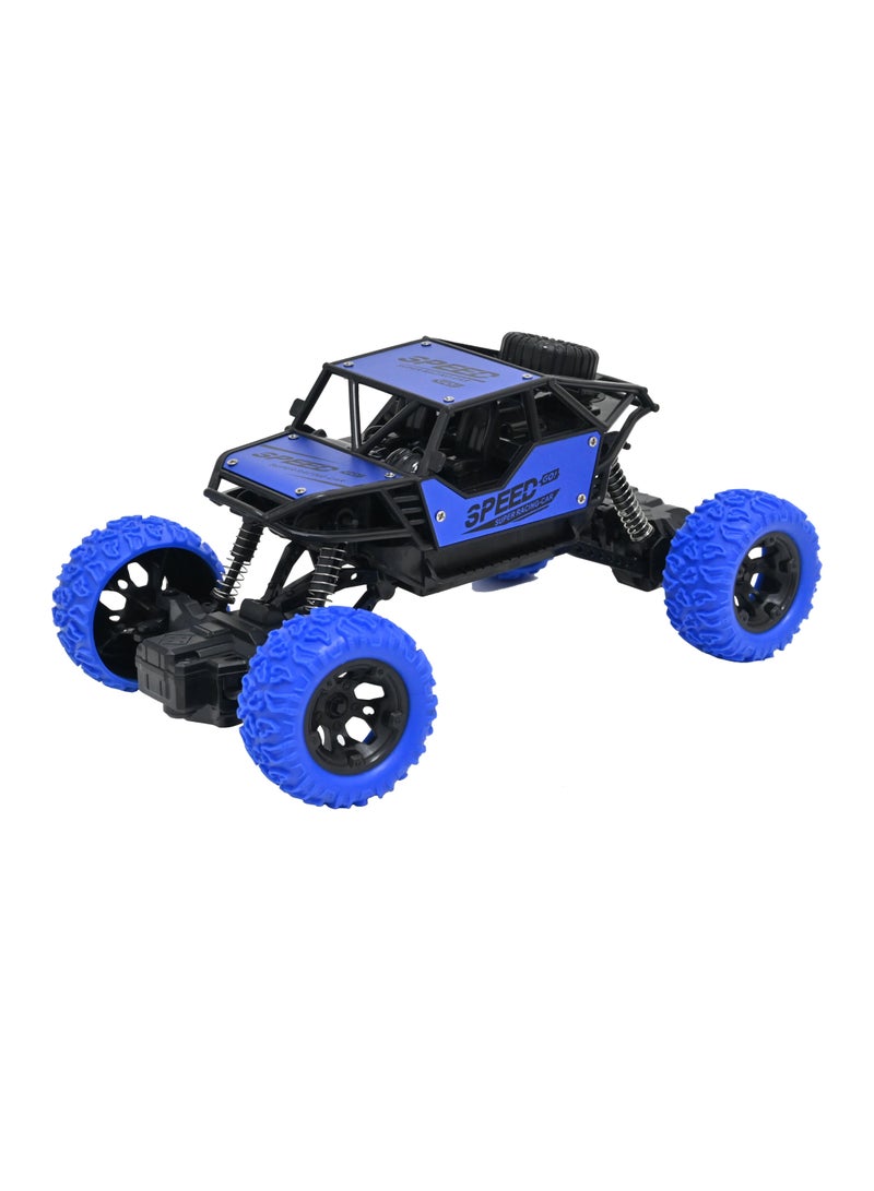 Toyland Rechargeable 1:18 Scale 2.4Ghz 4 Wheel Drive Rock Crawler Climbing RC Car for Kids  - Image 2