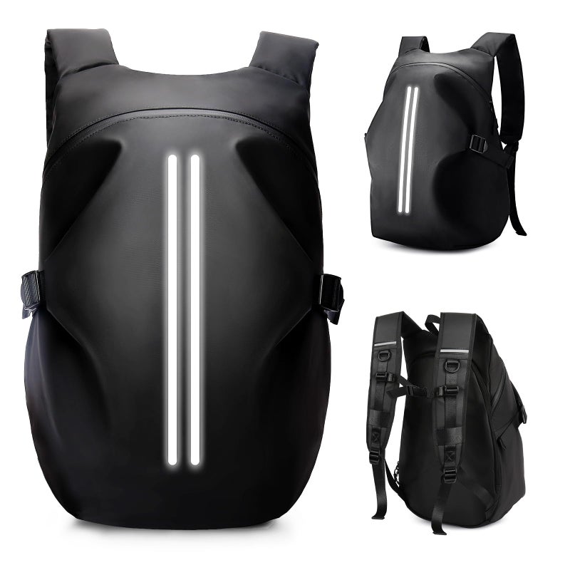 HYC00 Motorcycle Backpacks for Men Women Waterproof Helmet Backpack, Motorcycle Accessories, Laptop Bags, Travel Backpacks, Student School Bags - Image 1