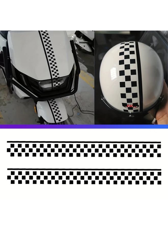 Golden Motorcycle Helmet Sticker Fuel Tank Cap and Car Side Door Decoration - Image 1