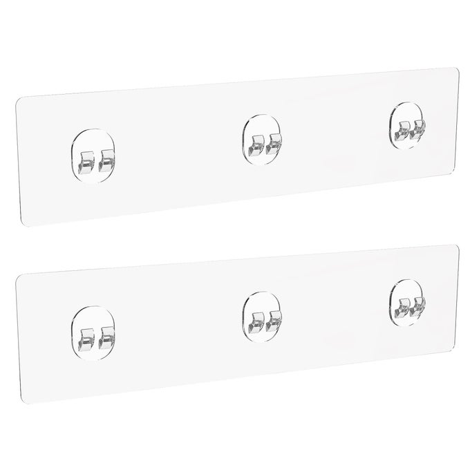 2 PACK SHOWER CADDY ADHESIVE FOR REPLACEMENT NO DRILLING STRONG TRANSPARENT ADHESIVE FOR SHOWER CADDY SOAP HOLDER BATHROOM STORAGE SHELVES AND KITCHEN RACKS