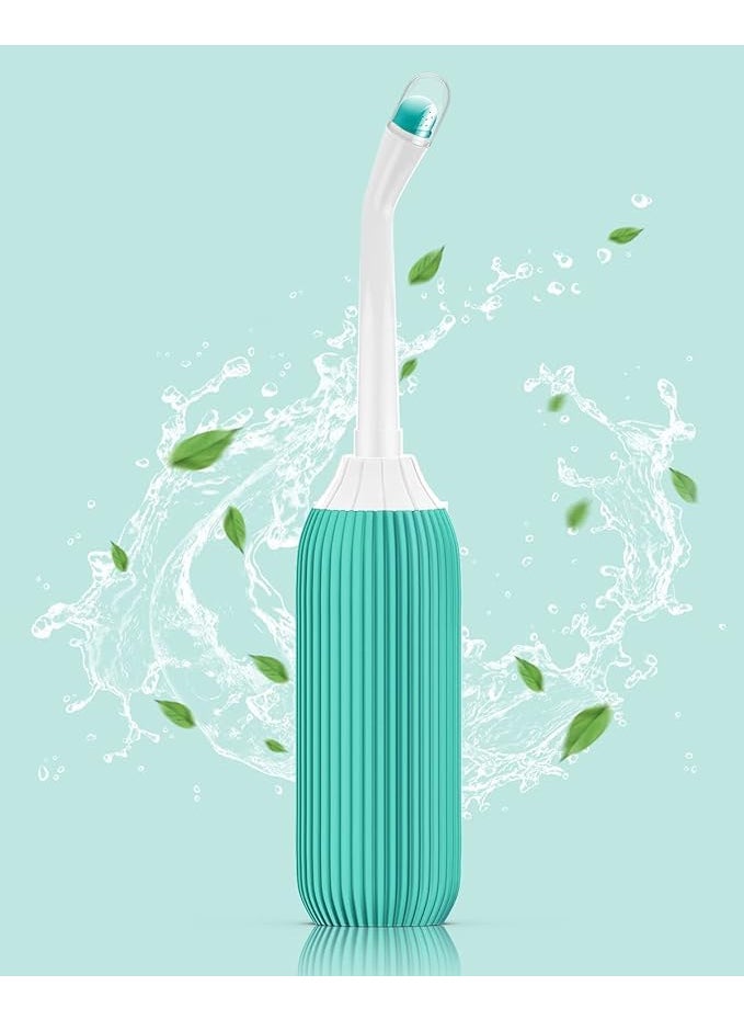 URBANMAC URBANMAC Plastic Retractable Handheld Bidet Portable of Antislip, Bidet Angled Nozzle Spray with Travel Bag 500ML GREEN  - Image 1