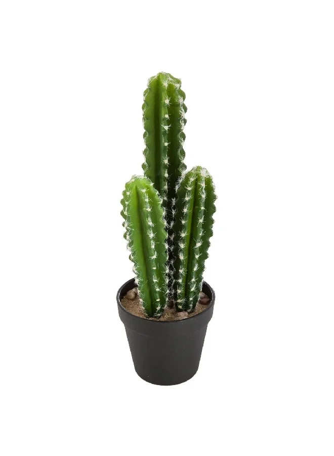 atmosphera Easy Maintenance Realistic Looking Decorative Artificial Cactus Plant with Pot Multicolour 42 cm 155725