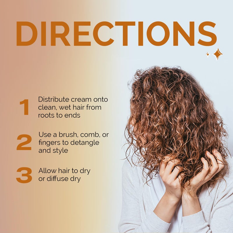 Curl Keeper Hair Styling Cream for Curly Hair, 8 Fl Oz - Frizz-Free Curl Defining Cream Defines, Detangles & Moisturizes for All Curl Types - Silicone-Free & Water Based Hair Styler or Men & Women - Image 5