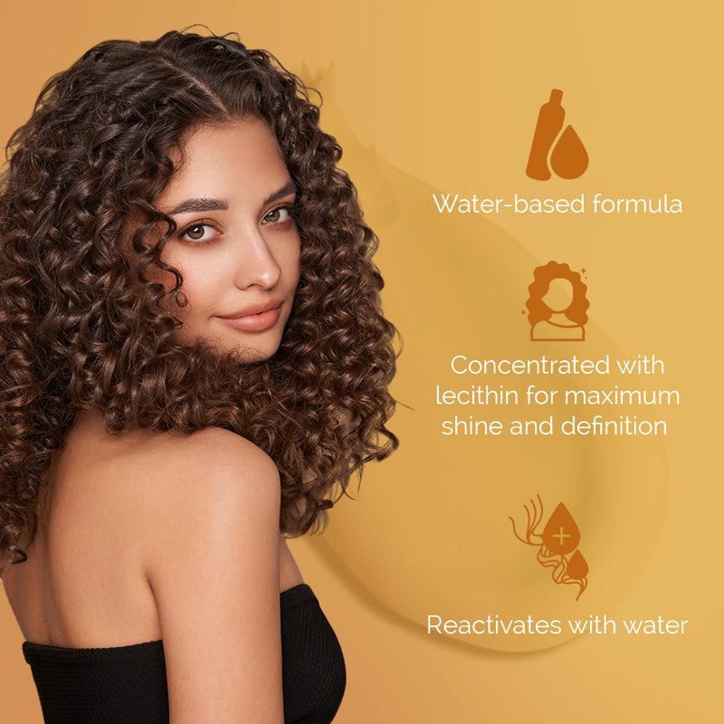 Curl Keeper Hair Styling Cream for Curly Hair, 8 Fl Oz - Frizz-Free Curl Defining Cream Defines, Detangles & Moisturizes for All Curl Types - Silicone-Free & Water Based Hair Styler or Men & Women - Image 3