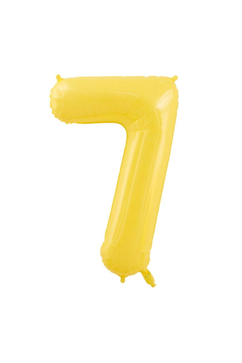 Other 7 40inch Number Balloon 1 2 3 4 5 6 7 8 9 0 Baby Happy Birthday Party Balloons Duck Yellow Bal