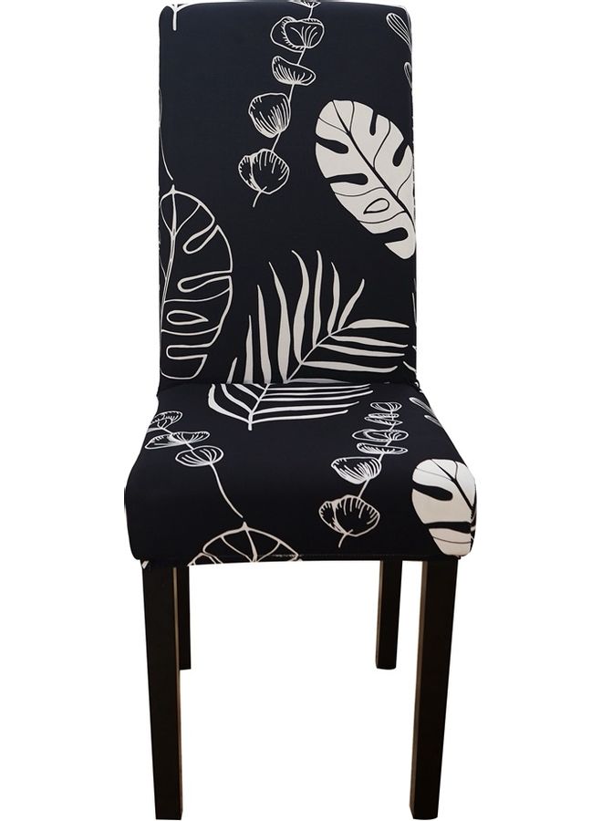 One-Piece Stretch Chair Cover Black 38 x 38 x 45cm - Image 2