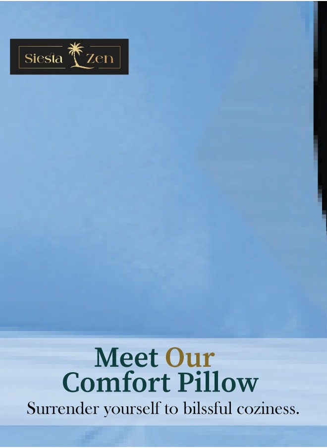 Siesta Zen - Microfiber Pillowcase Pair – Soft, Durable & Fade-Resistant Housewife Style Pillow Covers – Comfortable, Breathable & Easy Care – Standard Size – 2 Pack - Image 1