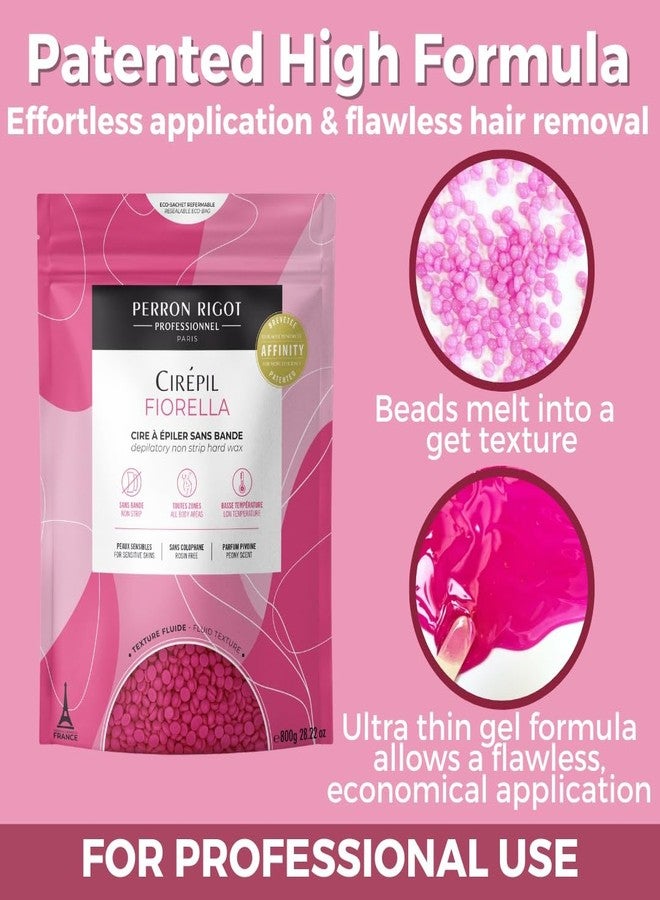 Cirepil - Fiorella - Hard Wax - No Strips Needed - 800g / 28.22 oz Wax Beads - High Performance Hard Wax - Easy to Apply - Perfect for Sensitive Areas - Image 4