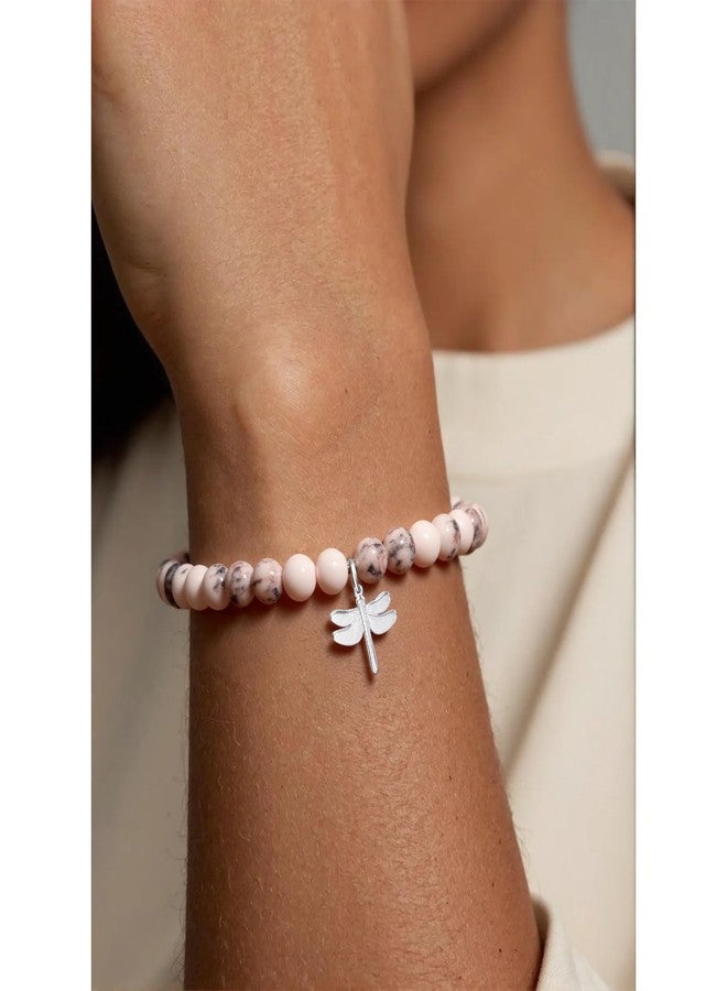 72ore Dragonfly Bracelet for Women Dragonfly Gifts Dragonfly Jewelry for Women Trendy Inspirational Gifts Bracelets for Women Healing Natural Stone Bracelets Jewelry Gifts - Image 2