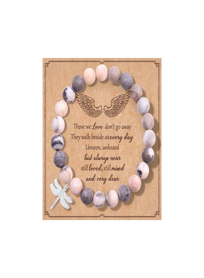 72ore Dragonfly Bracelet for Women Dragonfly Gifts Dragonfly Jewelry for Women Trendy Inspirational Gifts Bracelets for Women Healing Natural Stone Bracelets Jewelry Gifts - Image 1