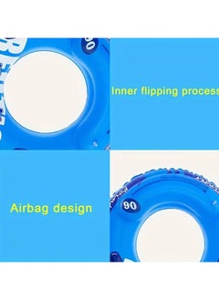 Goolsky 1pc Inflatable Thickened Swimming Ring, Water Floating Ring, For Survival And Water Sports Training(90#)  - Image 2