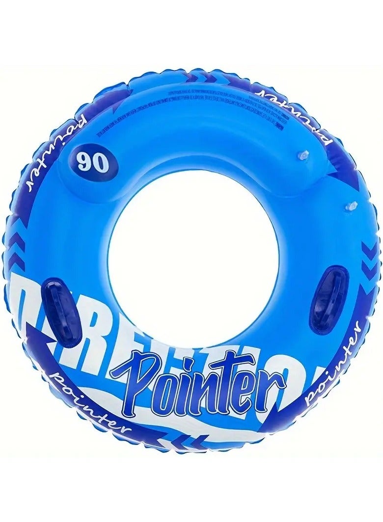 Goolsky 1pc Inflatable Thickened Swimming Ring, Water Floating Ring, For Survival And Water Sports Training(90#) - Image 3