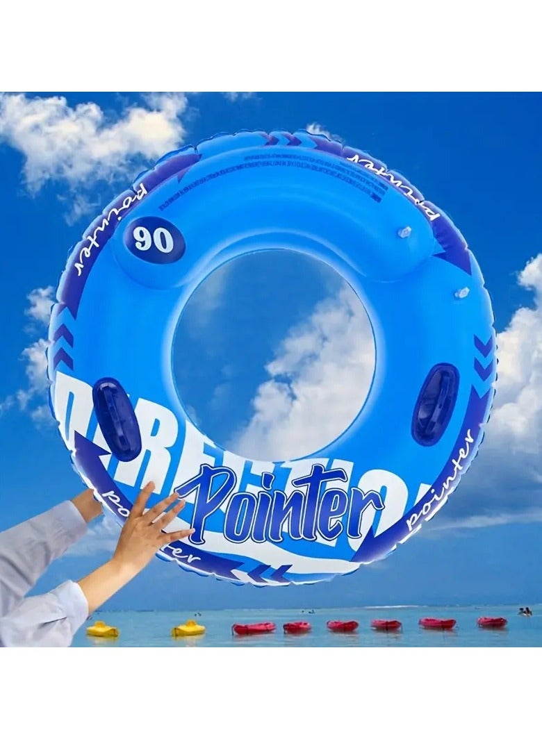 Goolsky 1pc Inflatable Thickened Swimming Ring, Water Floating Ring, For Survival And Water Sports Training(90#) - Image 5
