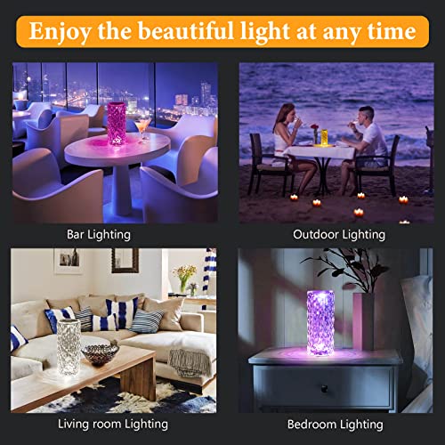 One94Store Abstract Vase LED Lamp – Unique Acrylic Decorative Bedside Light with Warm Ambient Glow for Bedroom, Living Room, Festive & Home Décor - Image 3