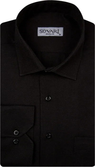 سوفاري Loose Cut Armor Patterned Blue Men's Shirt