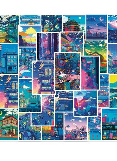 Stickers 25PCs Anime City Stickers  - Image 1