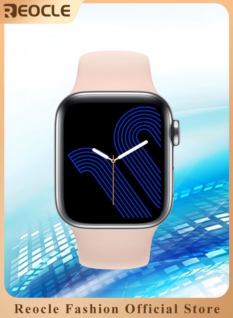 REOCLE Smart Sports Watch with Bluetooth Calling & Heart Rate Monitor & Fitness Tracker & Sleek Silicone Strap - Image 1