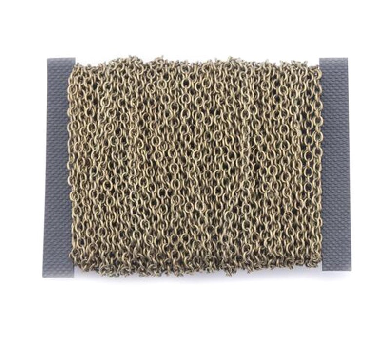 Nicedmm 32.8 Ft Iron Twisted Cross Chains - Small Link 3 x 4 mm - Jewelry Accessories Chain for DIY Making Necklace Bracelet (Bronze) - Image 1