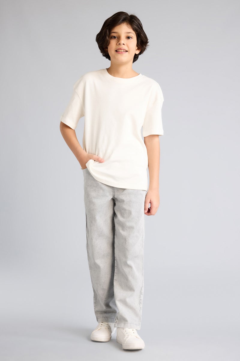 ديفاكتو بنطلون جينز اولادي قصة عادية جينز برجل عادية - Image 1