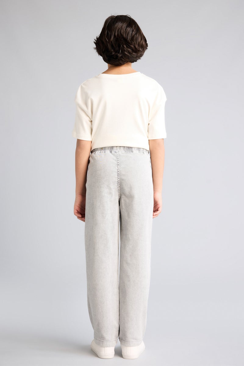 ديفاكتو بنطلون جينز اولادي قصة عادية جينز برجل عادية - Image 5