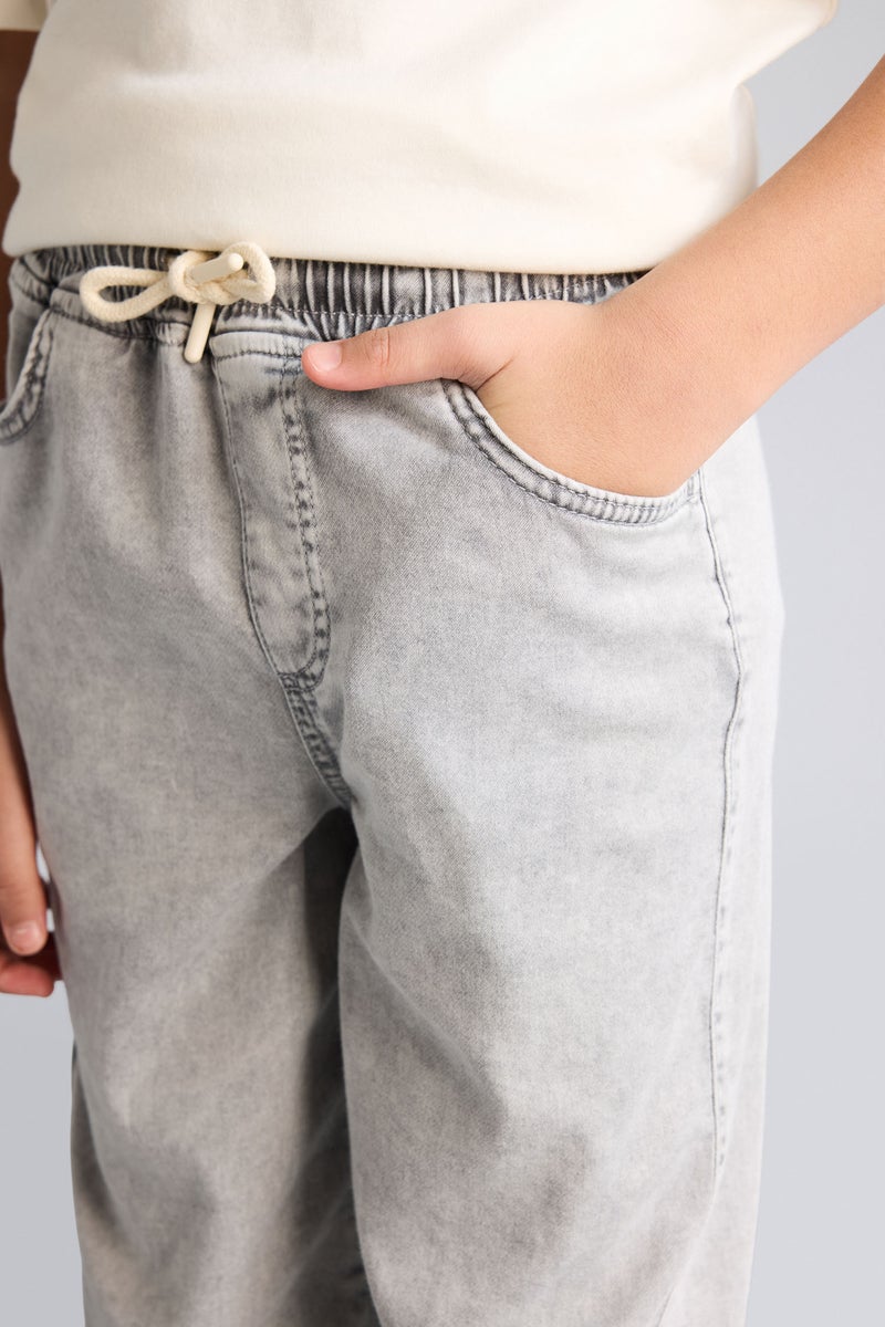 ديفاكتو بنطلون جينز اولادي قصة عادية جينز برجل عادية - Image 4