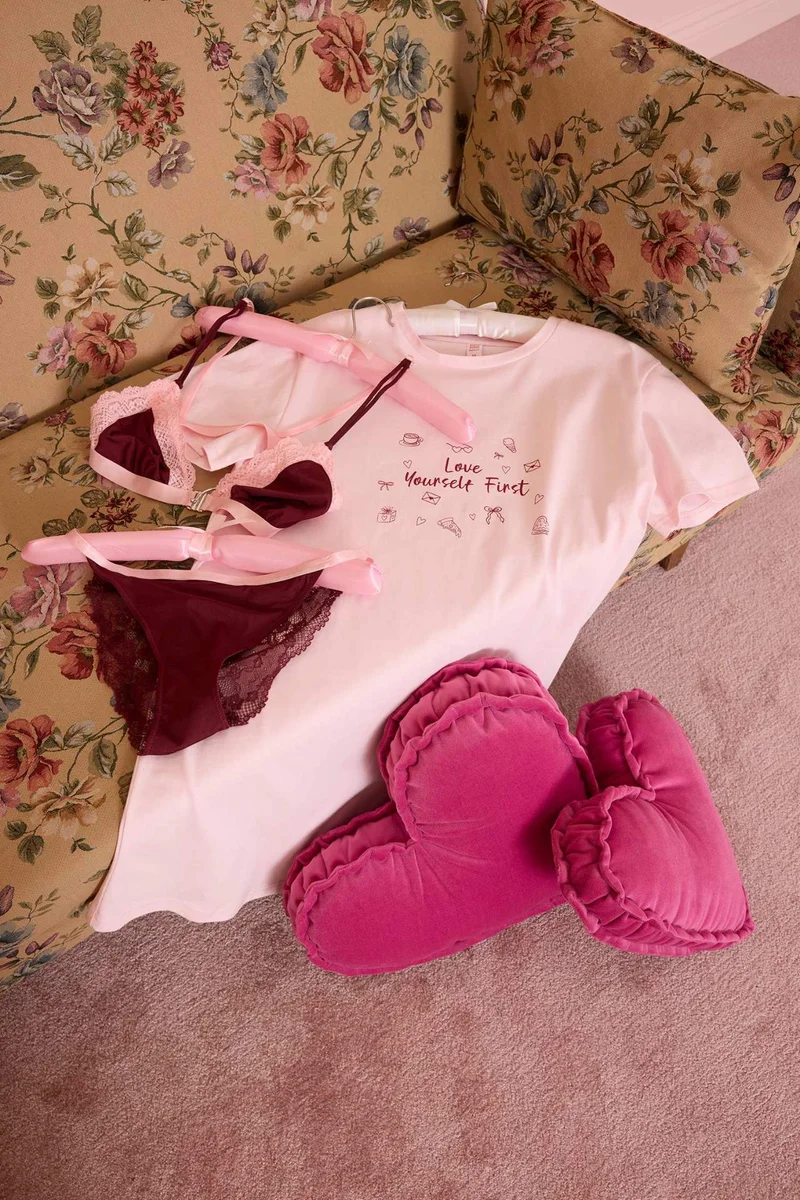 ديفاكتو 100% Cotton Regular Fit Printed Nightgown